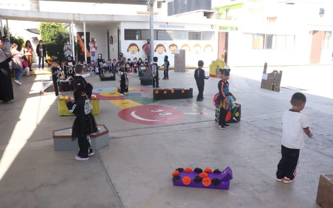 DIF Municipal fomenta tradiciones mexicanas en niñas y niños de preescolar