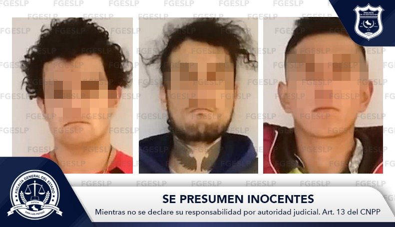 DETIENE A TRES HOMBRES POR PROBABLE ROBO A GASOLINERA DE RIOVERDE