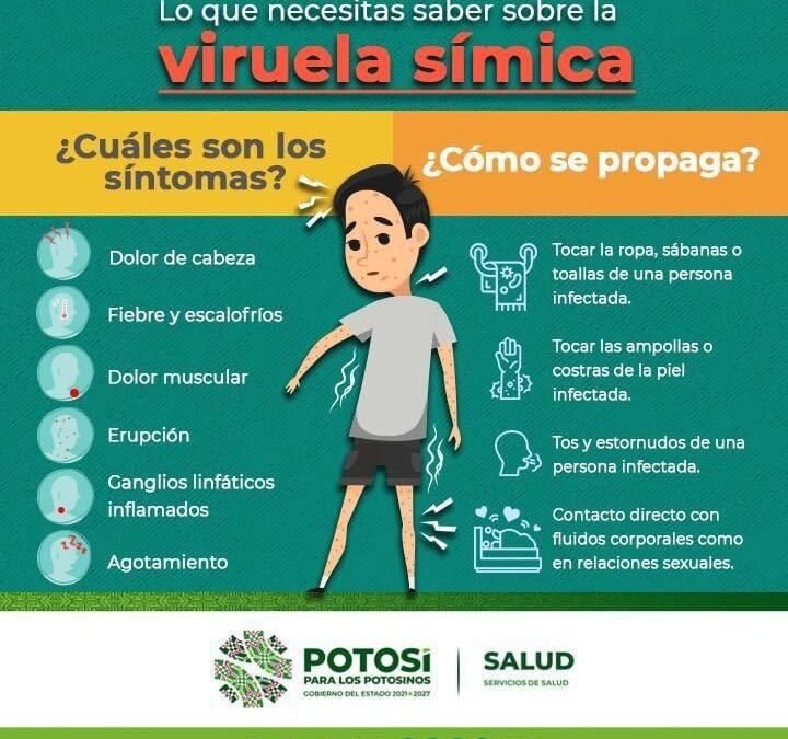 DETECTAN EN SLP, DOS NUEVOS CASOS DE VIRUELA SÍMICA