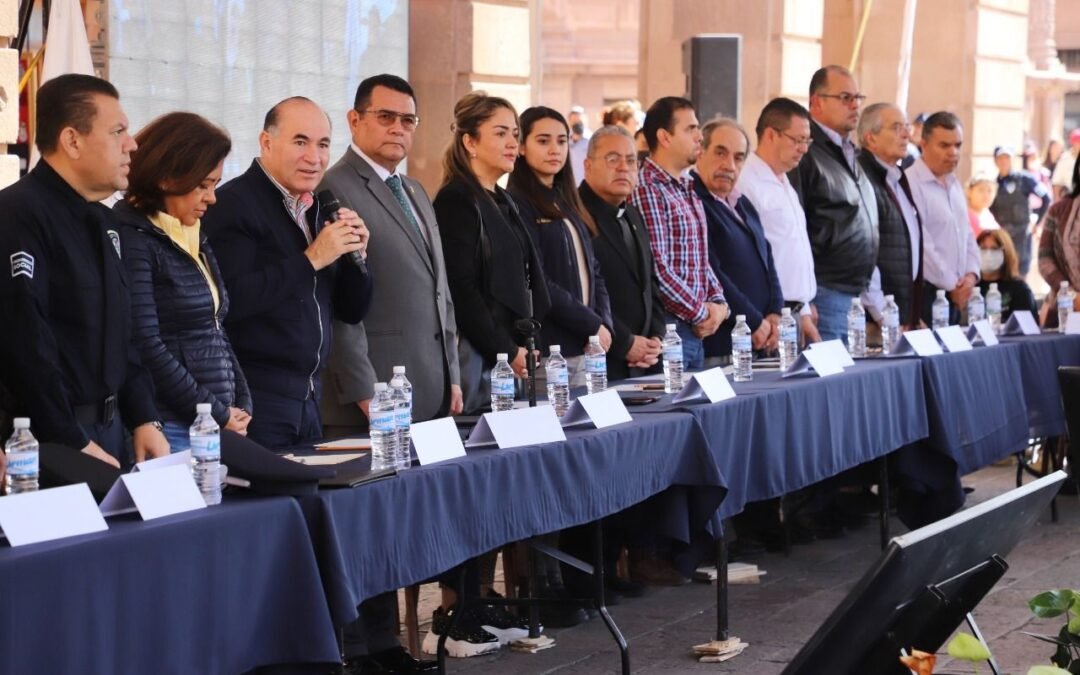 Alcalde Enrique Galindo anuncia instalación de 200 cámaras en el Centro Histórico