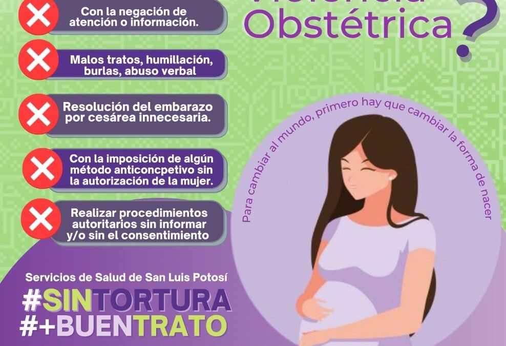 Refuerzan acciones para erradicar la violencia obstétrica