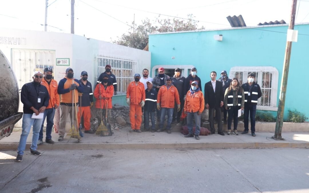 En conjunto se realizaron labores de limpieza en pro de personas en situación vulnerable
