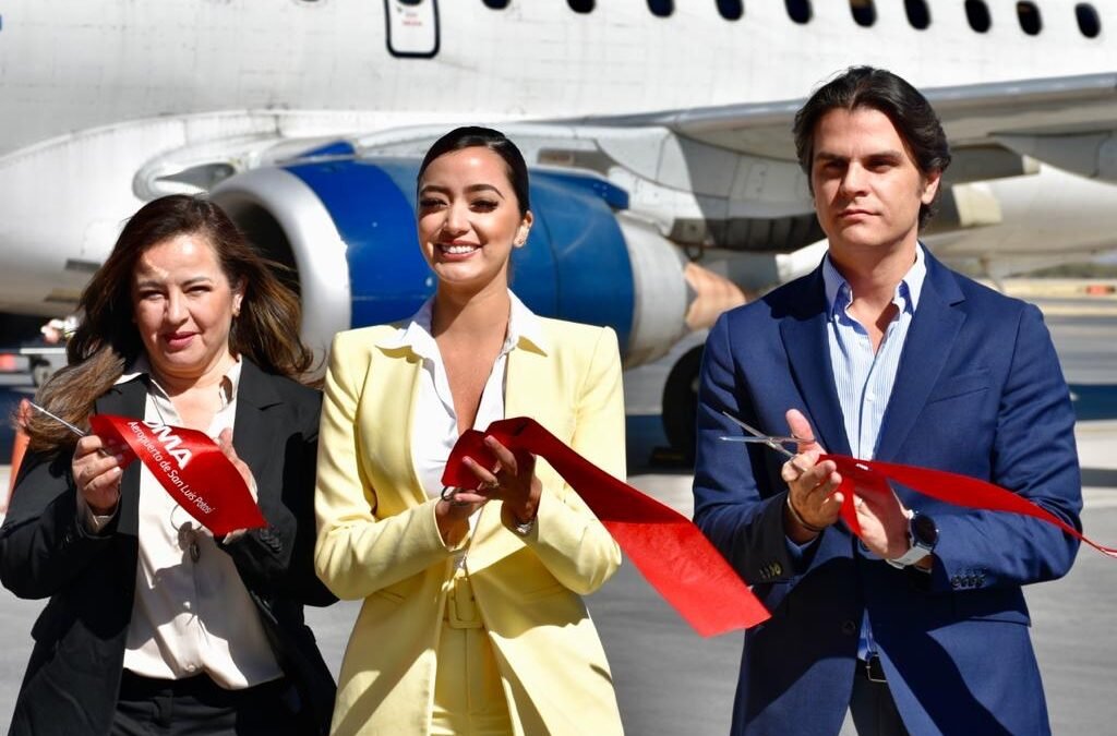 Reactivación del vuelo SLP-Monterrey, impulsa conectividad con México y el mundo
