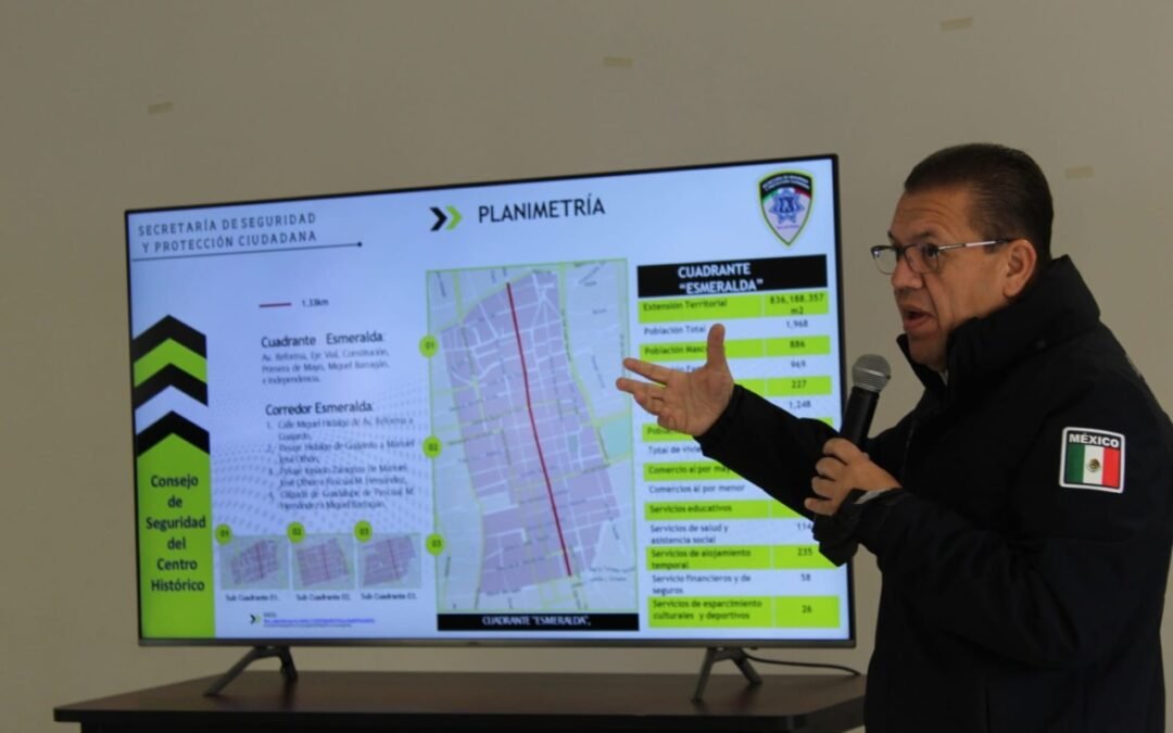 SSPC de la Capital presenta resultados ante el Consejo de Seguridad del Centro Histórico