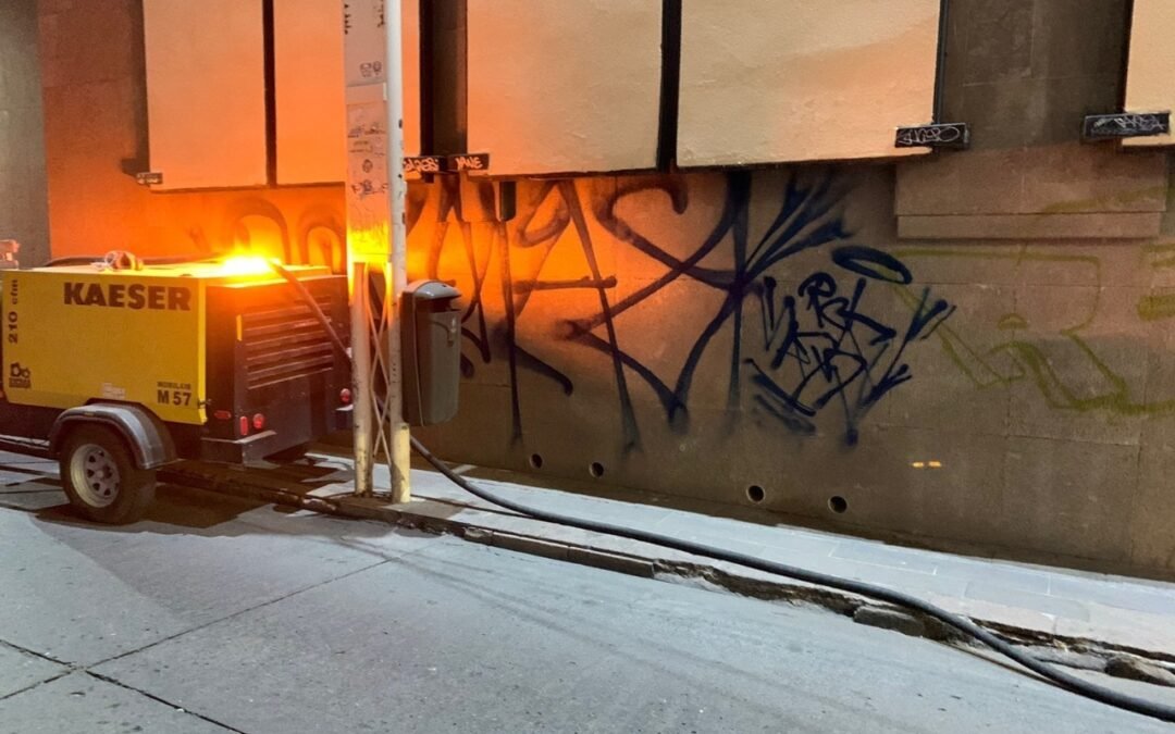 Intensifican labores de mantenimiento en el Centro Histórico de San Luis Potosí