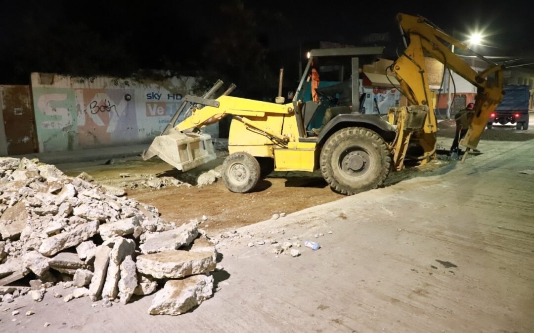 Más de 9 mil metros cuadrados de pavimentación en avenida Constitución