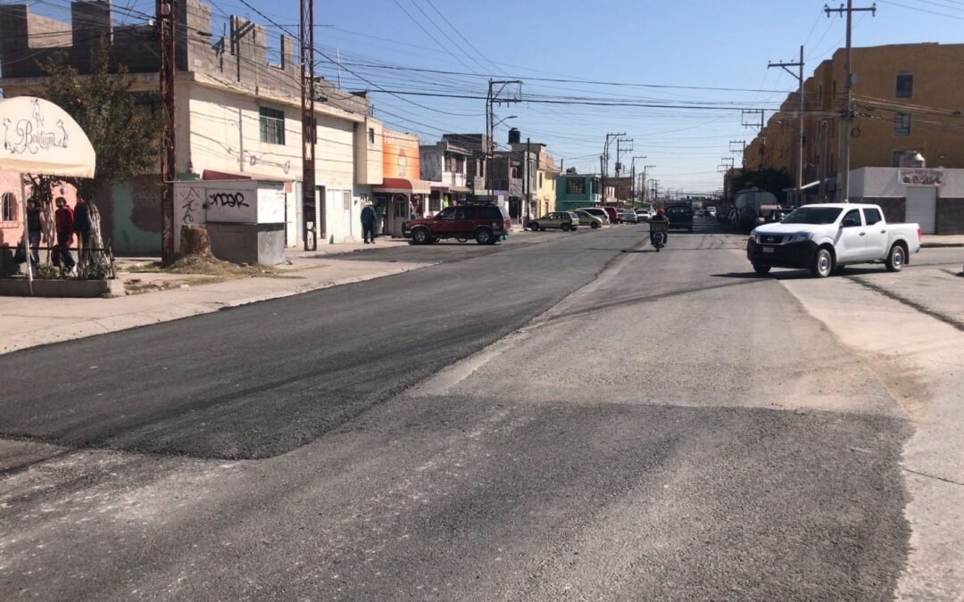 Con el programa Vialidades Potosinas, sigue con la dignificación de nuestras calles y avenidas