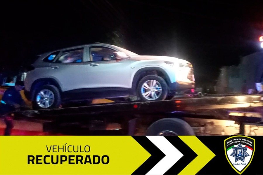 Recuperan camioneta robada con violencia en la colonia Industrial Mexicana