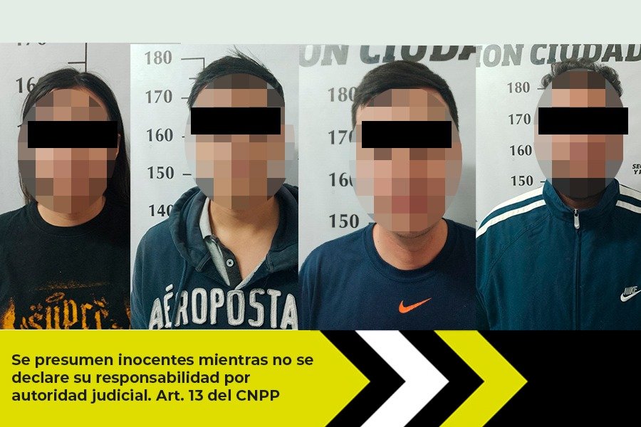 SSPC detiene a cuatro personas señalados de daños a propiedad ajena