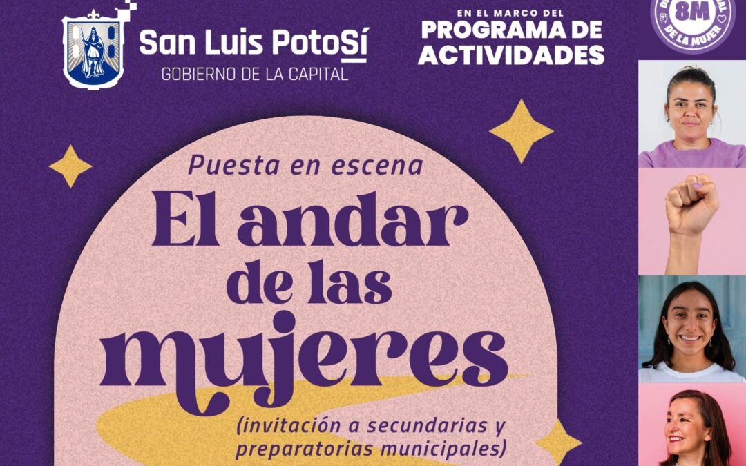 Obra “El andar de las mujeres” en Palacio Municipal, en el marco del mes de la mujer