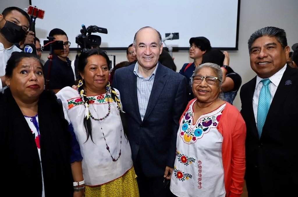 Alcalde Galindo impulsa igualdad y mejores oportunidades para mujeres indígenas, mediante convenio con Poder Judicial y Colsan