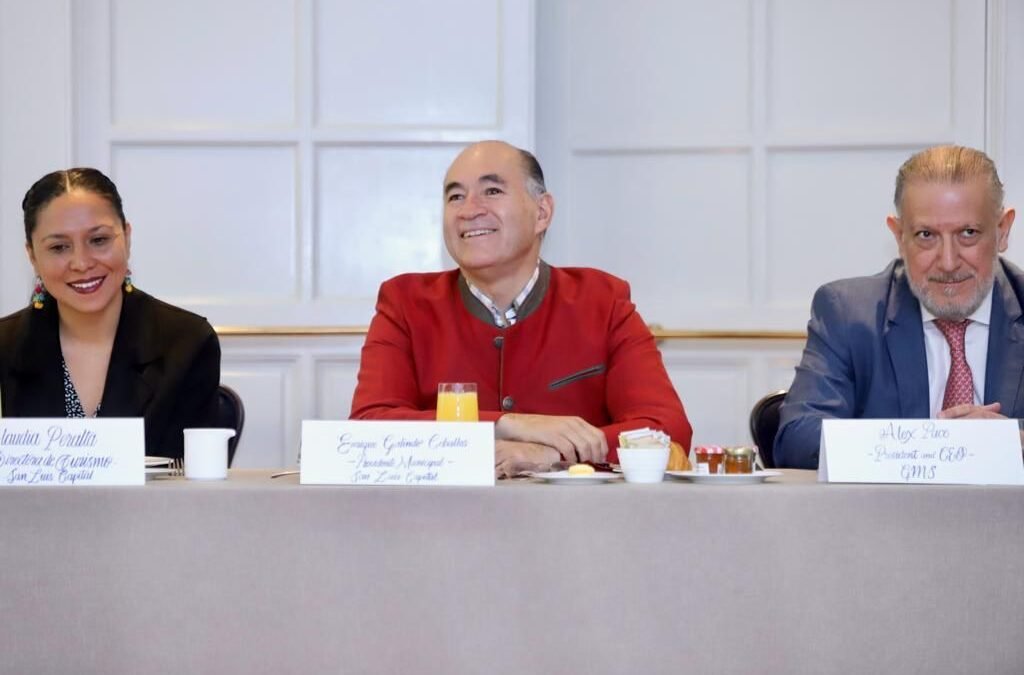 Alcalde Enrique Galindo acuerda una estrategia integral para el desarrollo turístico de SLP