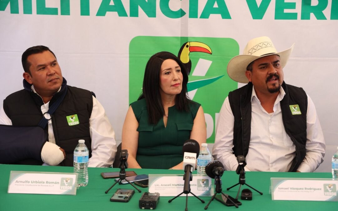 PARTIDO VERDE PRESUME TRAICIÓN DE ALCALDES