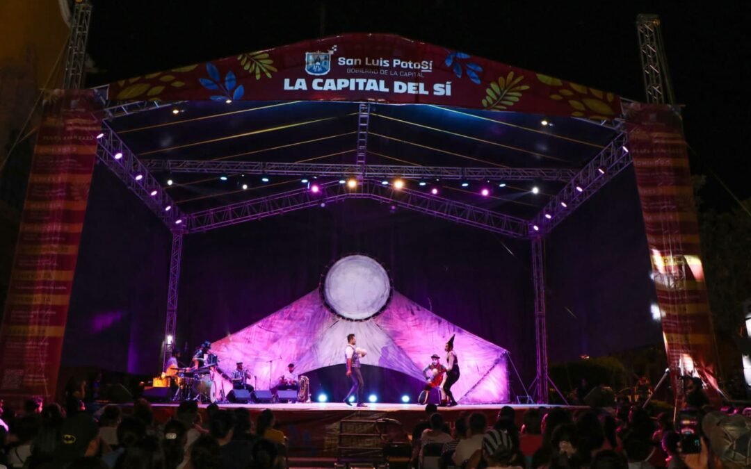 Plaza de Aranzazú, sede de cultura y fantasía, con espectáculos de primer nivel del Festival San Luis en Primavera