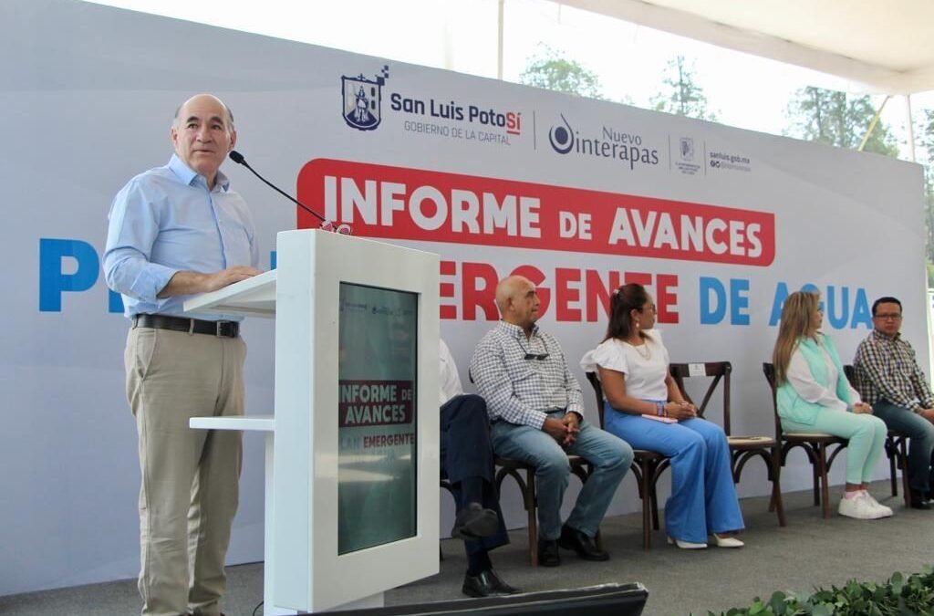 La prioridad en SLP es y debe ser el agua: Alcalde Enrique Galindo