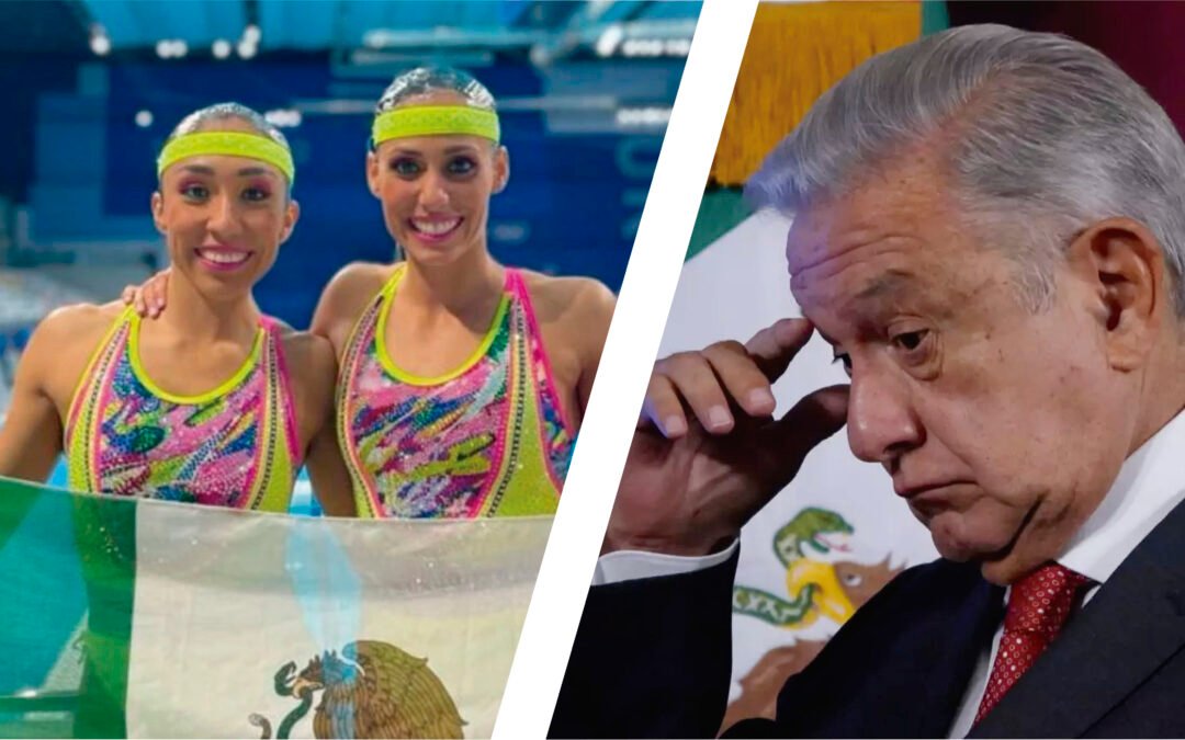 LÓPEZ OBRADOR VOLVIÓ A MENTIR EN CASO DE NATACIÓN ARTÍSTICA