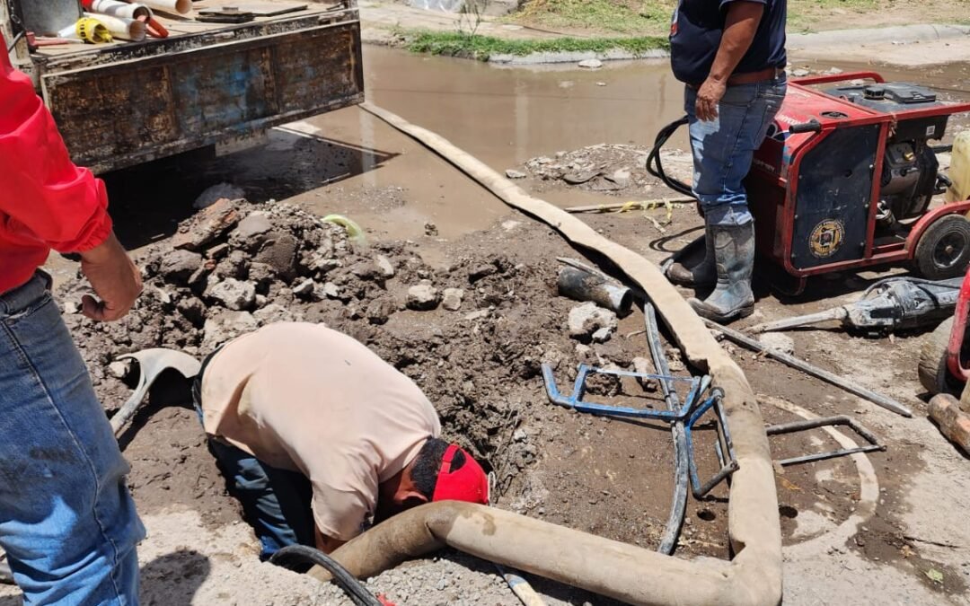 INTERAPAS REALIZA MEJORA INTEGRAL DE REDES DE AGUA POTABLE EN LA COLONIA INDUSTRIAL AVIACIÓN 1ª SECCIÓN