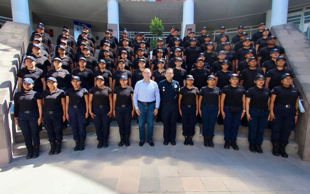 Con la formación de nuevos cadetes, se fortalece la Secretaría de Seguridad y Protección Ciudadana Municipal