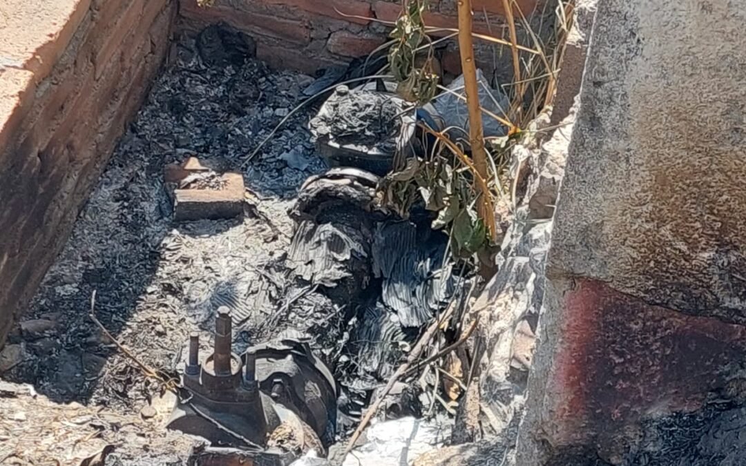 INTERAPAS PREPARA DENUNCIAS POR NUEVO ACTO VANDÁLICO EN EQUIPO DE BOMBEO DE AGUA DE LA COLONIA LAS MERCEDES