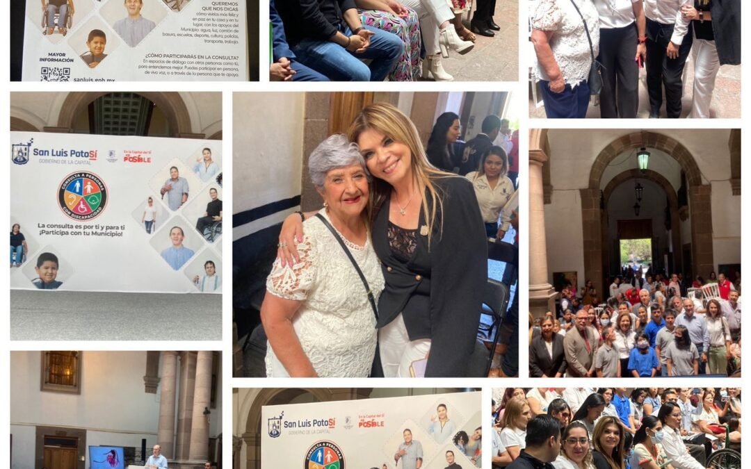 Regidora expresa total respaldo a las acciones del Gobierno de la Capital a favor de las personas con discapacidad