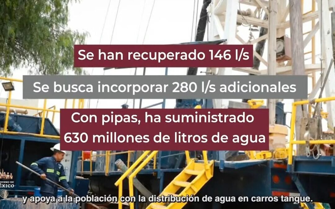 Gobierno Federal otorga su total respaldo al Plan Emergente de Agua que emprende el Gobierno de la Capital