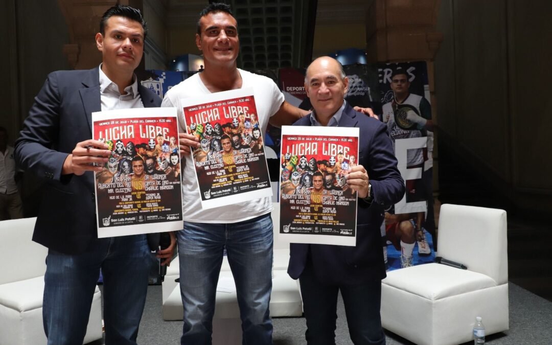Alberto “El Patrón” Del Río encabezará espectacular función gratuita de lucha libre, organizada por el Gobierno de la Capital