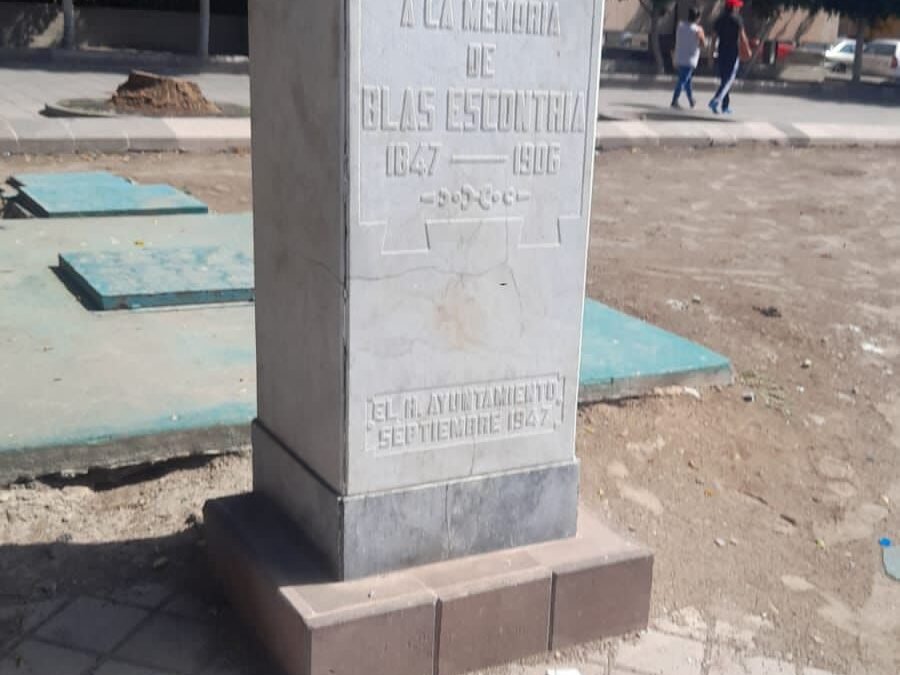 Gobierno de la Capital prepara denuncias penales por daños a busto de Blas Escontría