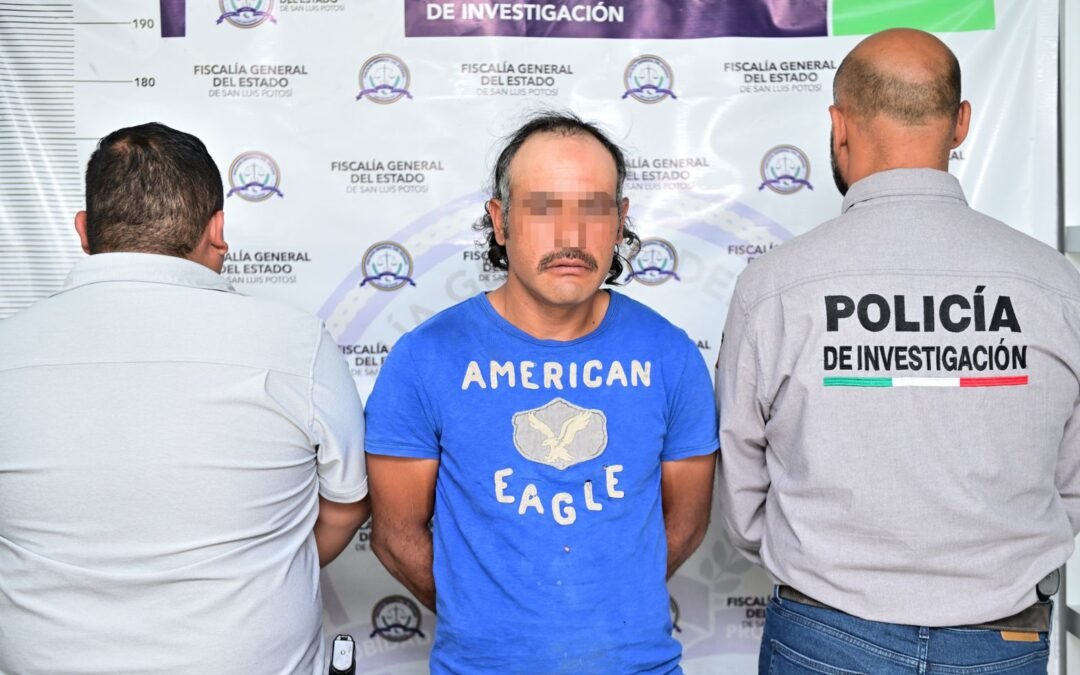 FISCALÍA SLP CAPTURA  MOTOCICLISTA  AGRESOR DE MUJERES