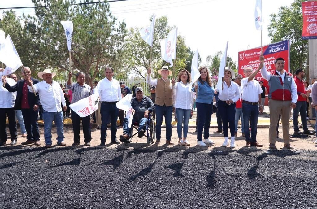 Galindo pone en marcha e inaugura obras viales de gran trascendencia para la La Pila
