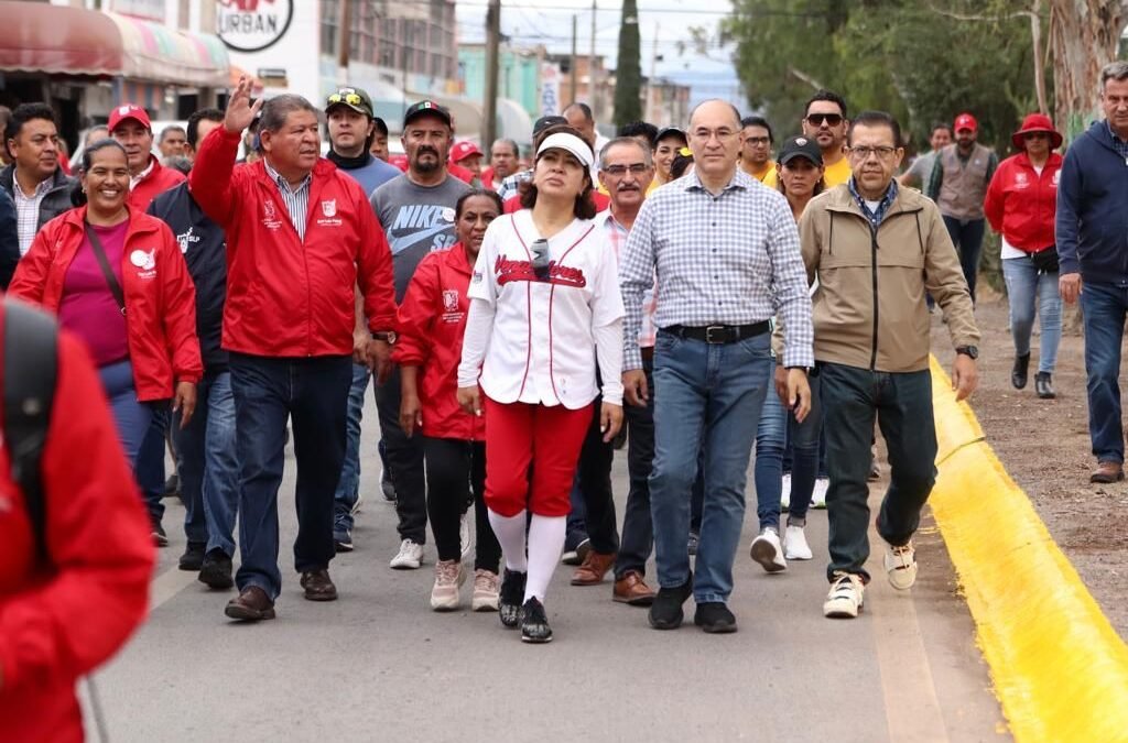 Gobierno de la Capital sigue en la dignificación vial de Villa de Pozos: Alcalde Galindo anuncia rehabilitación de av. Santa Ana