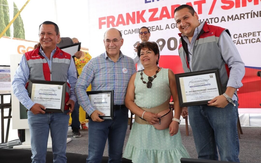 Alcalde Enrique Galindo entrega a la ciudadanía rehabilitación de la calle Frank Zarat, que completa nuevo eje vial al sur de SLP