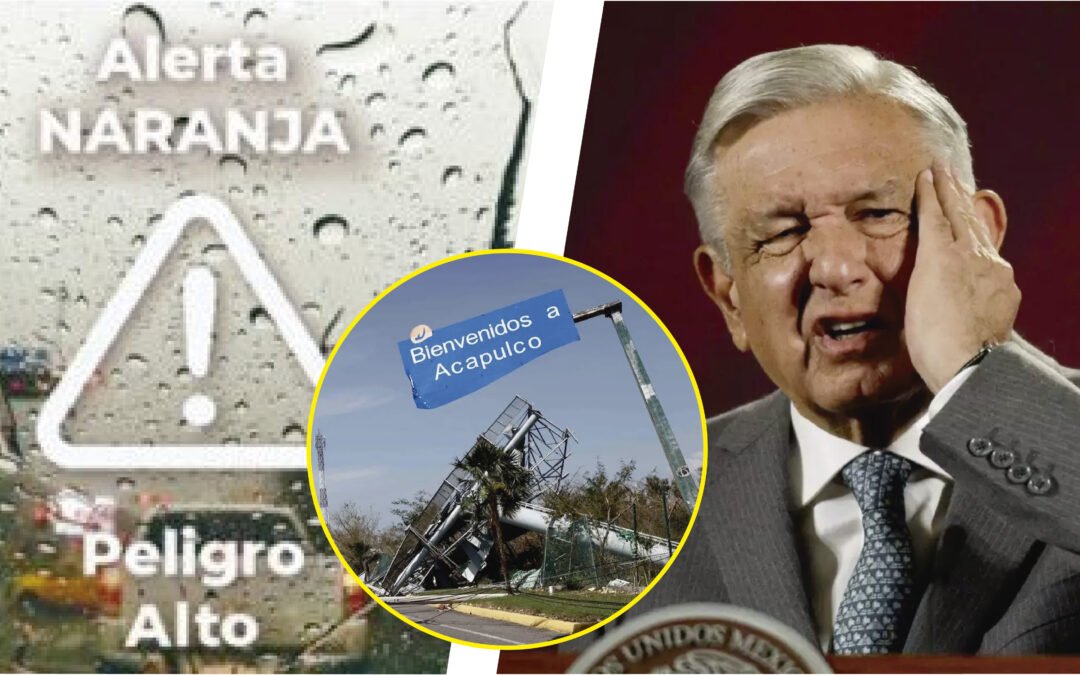 LÓPEZ OBRADOR SABÍA DEL HURACÁN Y NO HIZO NADA