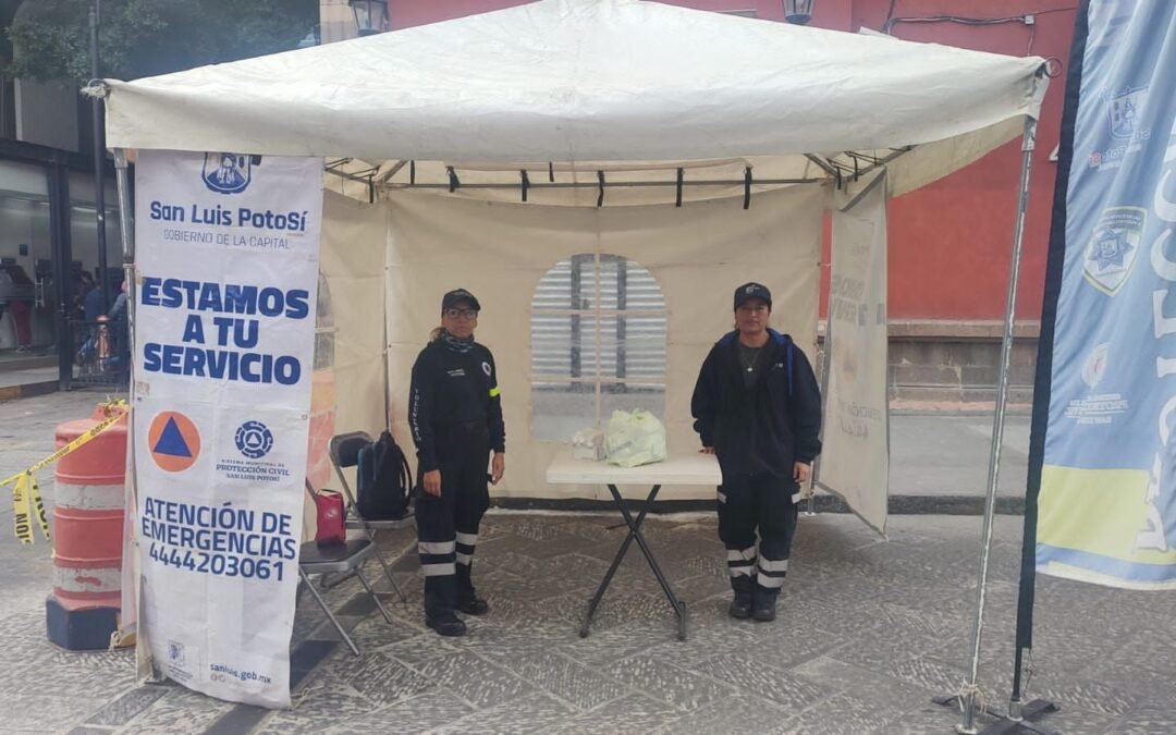 Solidaridad potosina se demuestra con donativos en centro de acopio del Gobierno de la Capital y Protección Civil