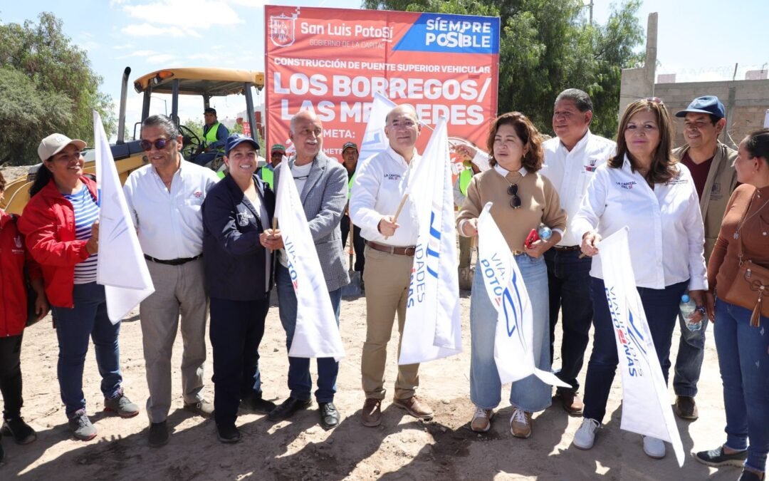 Arranca obra del puente Los Borregos – Las Mercedes en Villa de Pozos, que agilizará la movilidad en el oriente