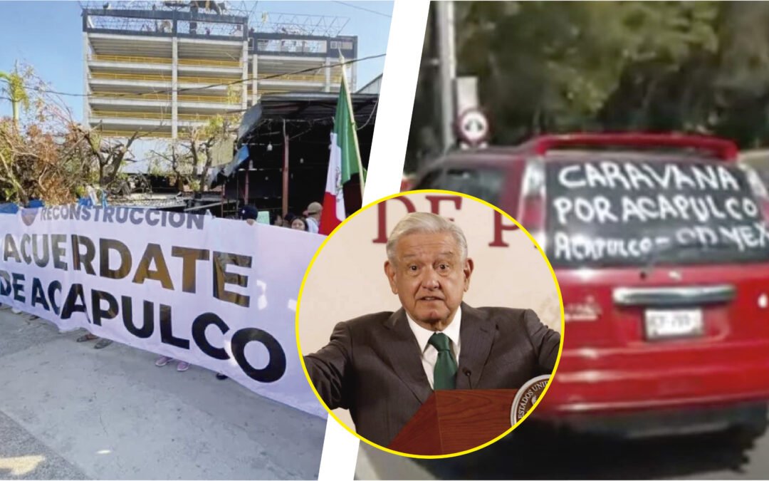 LÓPEZ OBRADOR LASTIMA DAMNIFICADOS DE ACAPULCO
