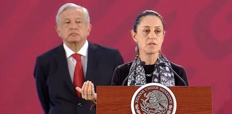 SE HACEN BOLAS LÓPEZ OBRADOR Y LA SHEINBAUM