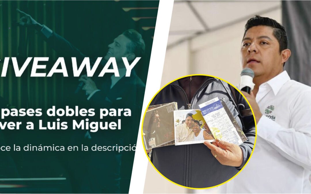 GALLARDO REGALA BOLETOS DE CONCIERTO DE LUISMI QUE ESTÁ EN EL AIRE