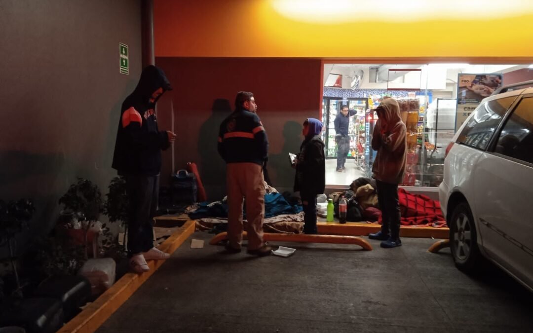 Ante el frente frío número 11 de la temporada, Protección Civil de la Capital atiende a personas en situación de calle