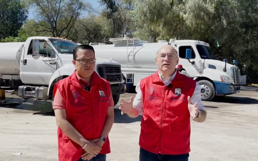Gracias a rehabilitación de pozos, Gobierno de la Capital e Interapas eficientizan el llenado de pipas de agua