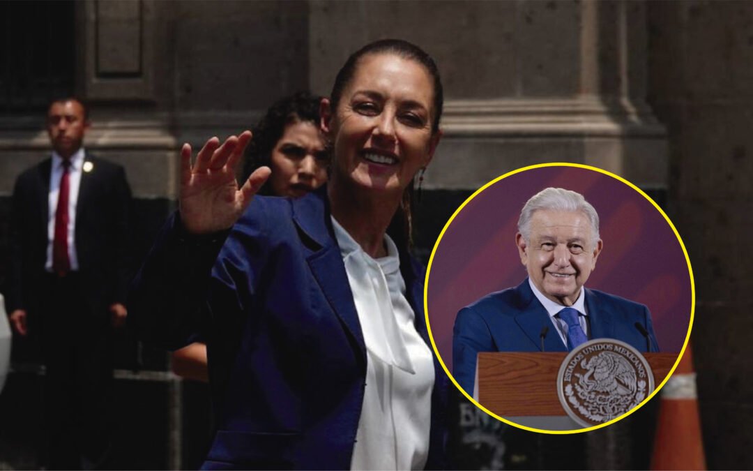 A ESCONDIDAS, SHEINBAUM VISITA PALACIO NACIONAL