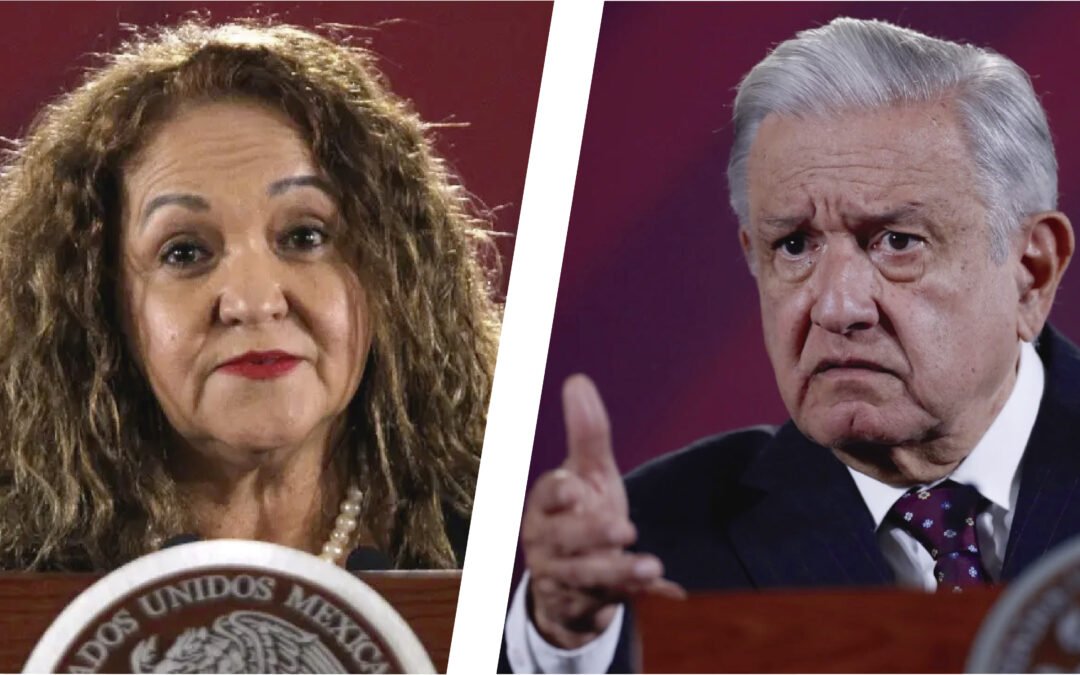 SANJUANA MARTINEZ ENSEÑA DIENTES A LÓPEZ OBRADOR