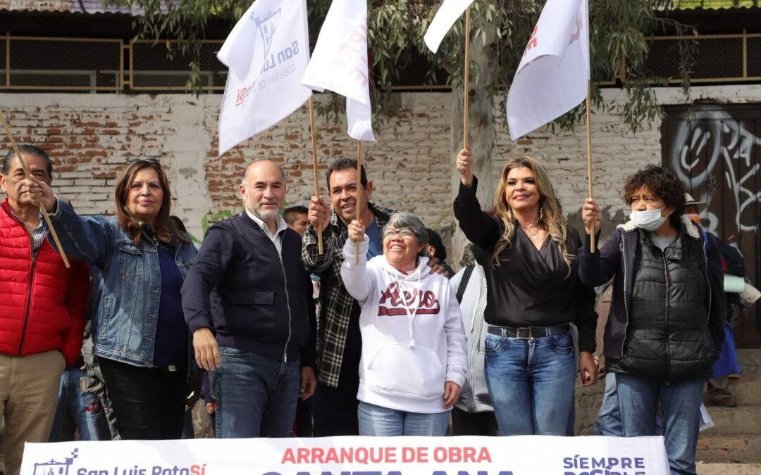 Obra pública sin precedente para Villa de Pozos; Alcalde Galindo arranca y supervisa acciones en cabecera y colonias de la Delegación