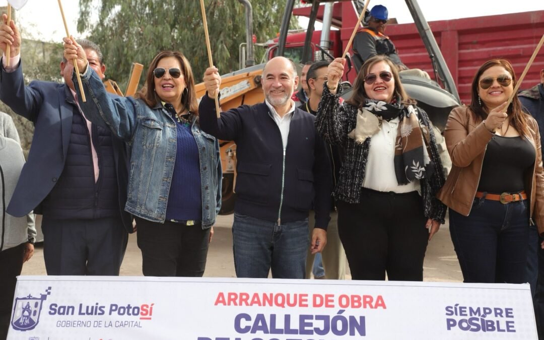En menos de tres años Alcalde Galindo, alcanzará la meta de un millón de metros cuadrados de Vialidades Potosinas rehabilitadas