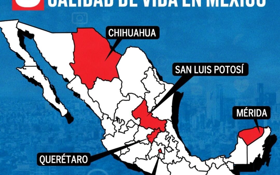 Revista Expansión destaca a San Luis Capital como la segunda mejor ciudad para vivir en México.
