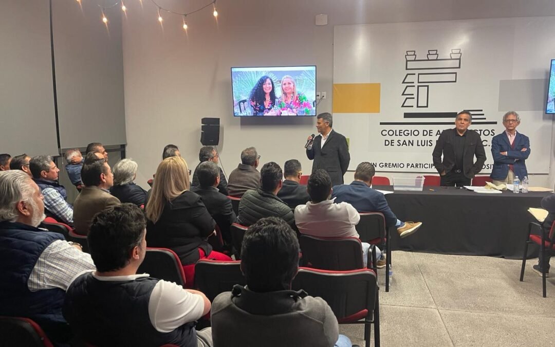 JOSÉ EDUARDO BRIONES RIVERA, NUEVO PRESIDENTE DEL COLEGIO DE ARQUITECTOS