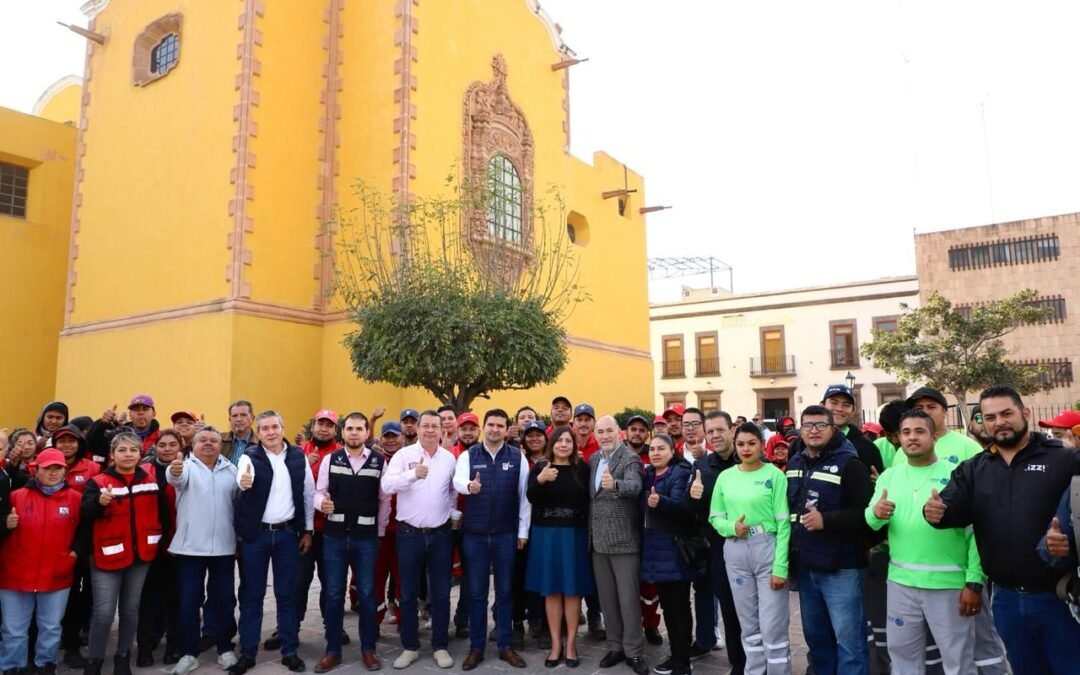 Alcalde Galindo al rescate del Centro histórico: Día de Talacha en Aranzazu y San Francisco