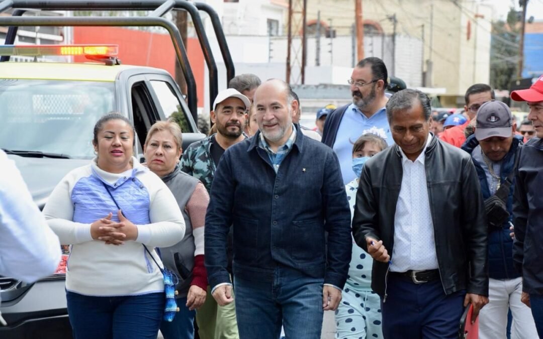 En el Domingo de Pilas, Alcalde Galindo atiende directamente a la ciudadanía e inicia rehabilitación de fraccionamiento Eucaliptos