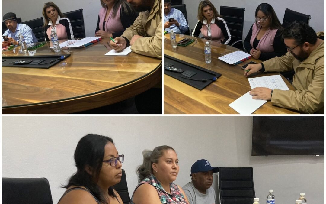 Regidora Ángeles Hermosillo gestiona soluciones a problemas de aguas residuales en escuela primaria