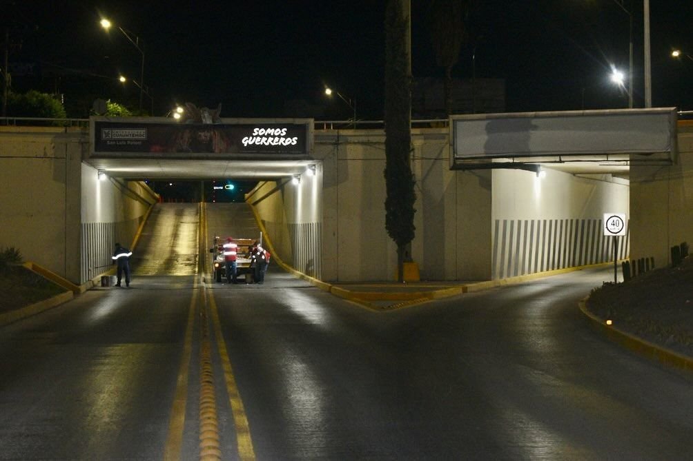 Gobierno de la Capital realiza acciones de remozamiento nocturno de calles y avenidas
