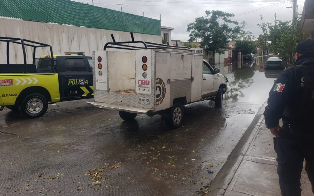 Este viernes, Secretaría de Seguridad y Protección Ciudadana de la Capital mantiene atención ante las lluvias en toda la ciudad